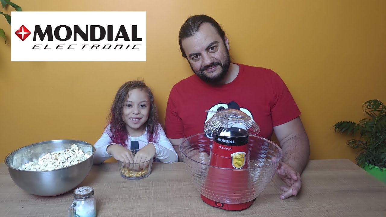 Unboxing (desembalando) Pipoqueira Pop Bowl Mondial PP-05