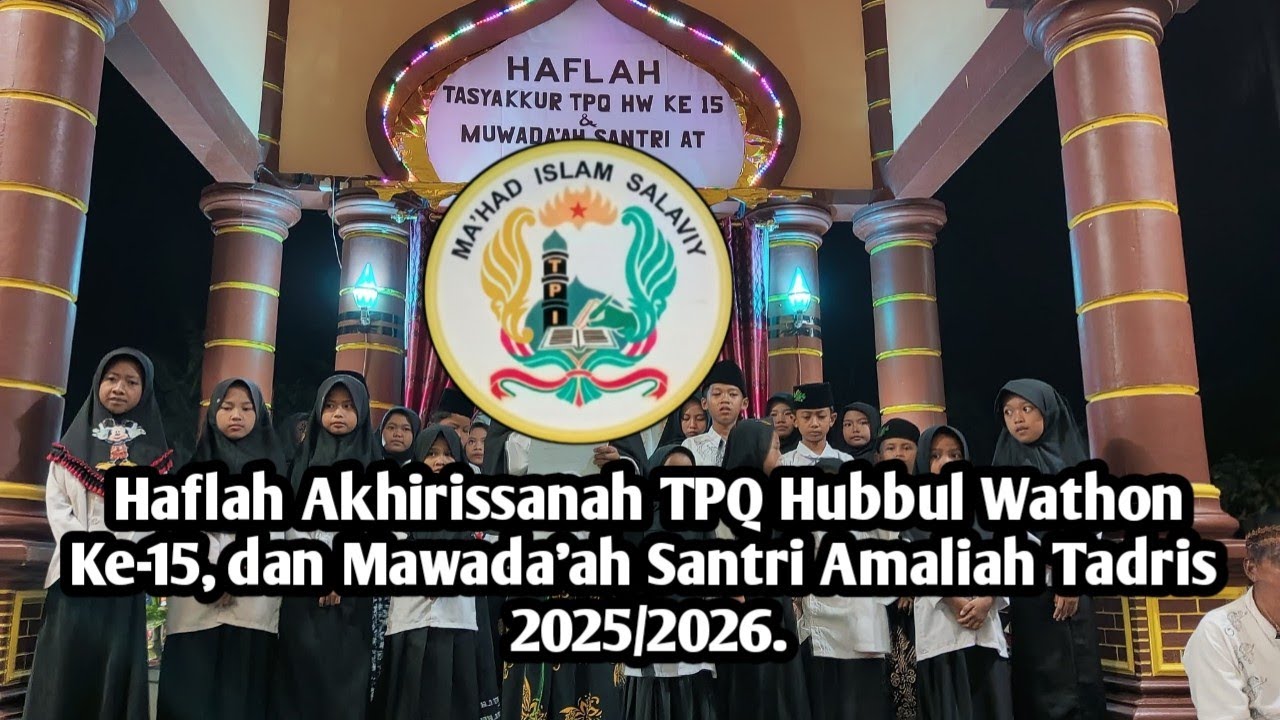 Haflah Akhirissanah TPQ Hubbul Wathon ke-15