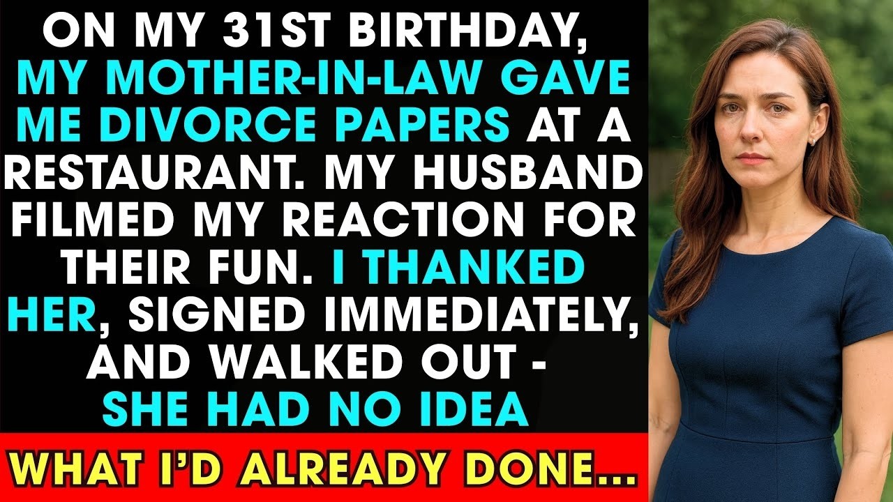 My Mother in Law Gifted Me Divorce Papers—She Never Expected My Revenge at the Luxury Birthday P