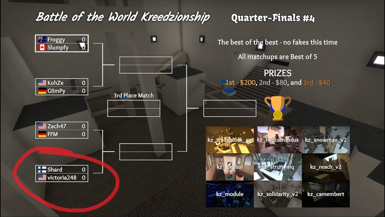 [KZ] Battle of the World Kreedzionship | Quarter-Finals 4 (Shard vs victoria248)