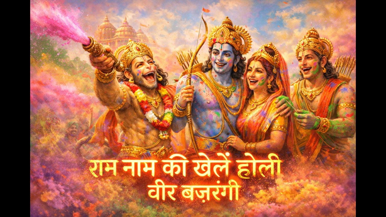 राम नाम की खेलें होली वीर बजरंगी 🔥 | Official Holi Bhajan Rap 2026 | New Holi Song