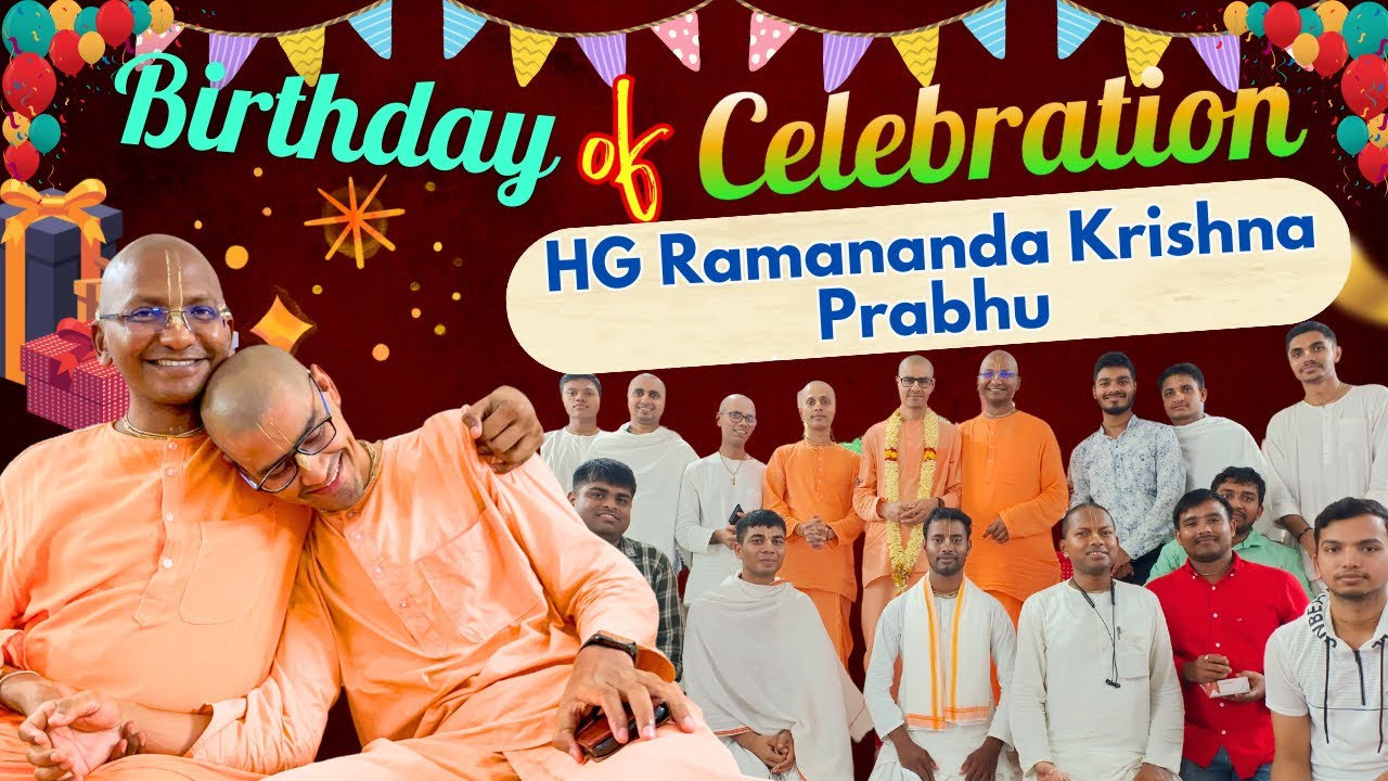 Birthday Celebration of HG Ramananda Krishna Prabhu | 18th June 2025