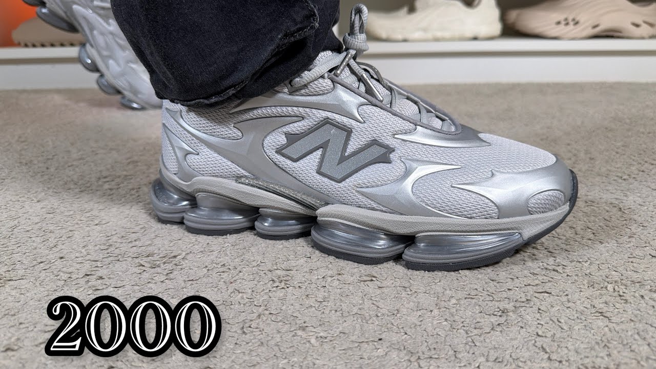 Обзор и демонстрация на ногах New Balance Abzorb 2000 Metallic Silver