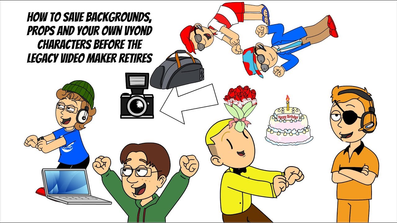 How to save backgrounds, props and your own Vyond characters (THE VERY 1ST MOST POPULAR VIDEO)
