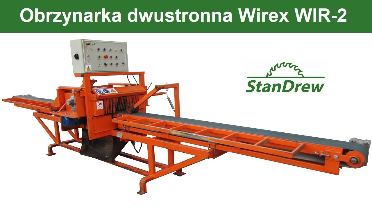Obrzynarka dwustronna Wirex WIR 2 - StanDrew