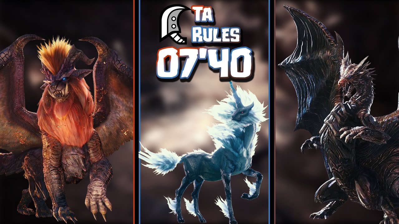 Great Sword against Three Elder Monsters