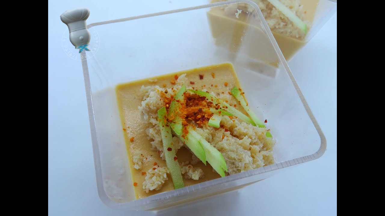 Recette de panna cotta à la bisque de homard