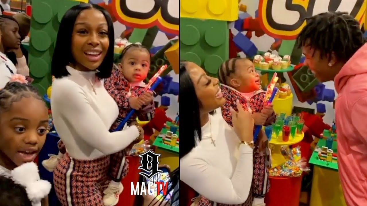 Lil Baby & Jayda Wayda Hosts Son Loyal's 1st B-Day Party! 🤖