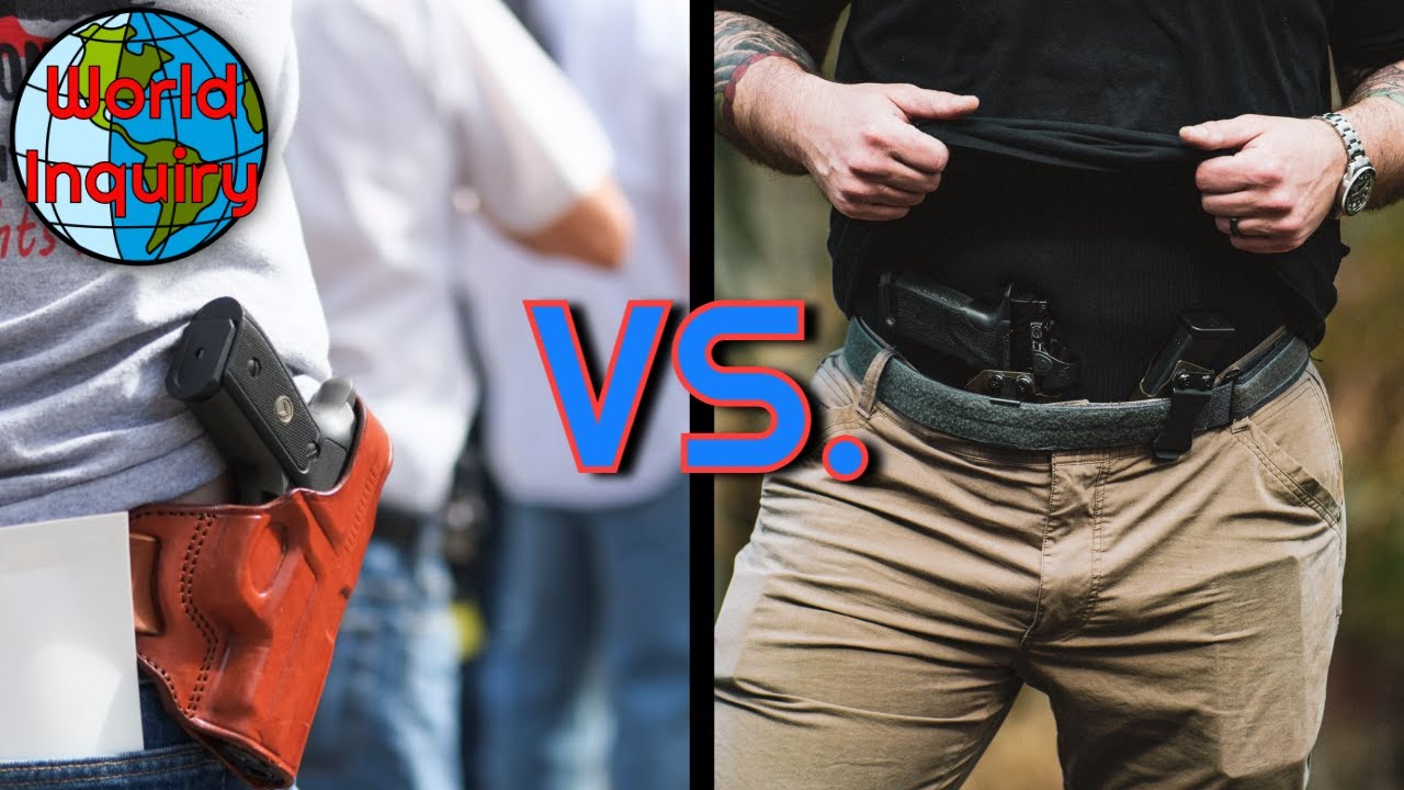 Open Carry vs. Concealed Carry: Understanding Which is Best for Self-Defense
