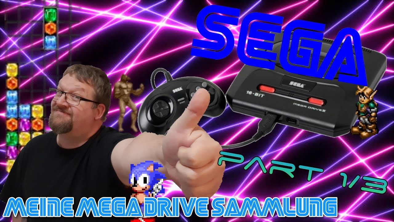 Sega Mega Drive - Meine Sammlung - part 1/3