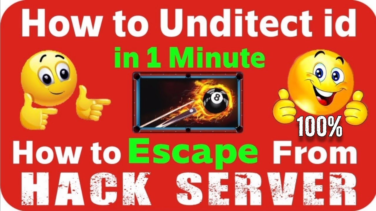 How to Undetect your 8 Ball Pool account || 4 Methods to Escape from Hack Server in 8 Ball Pool