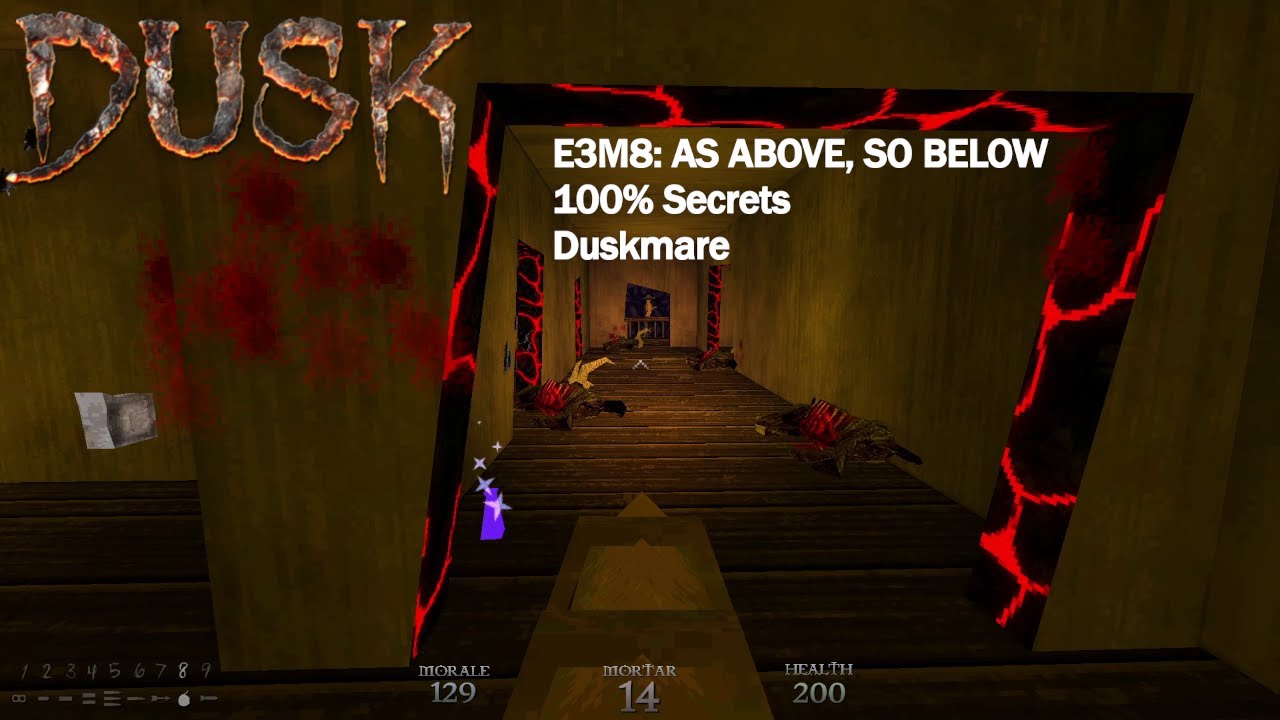 Dusk - E3M8: As Above, So Below (Duskmare, 100% Secrets)