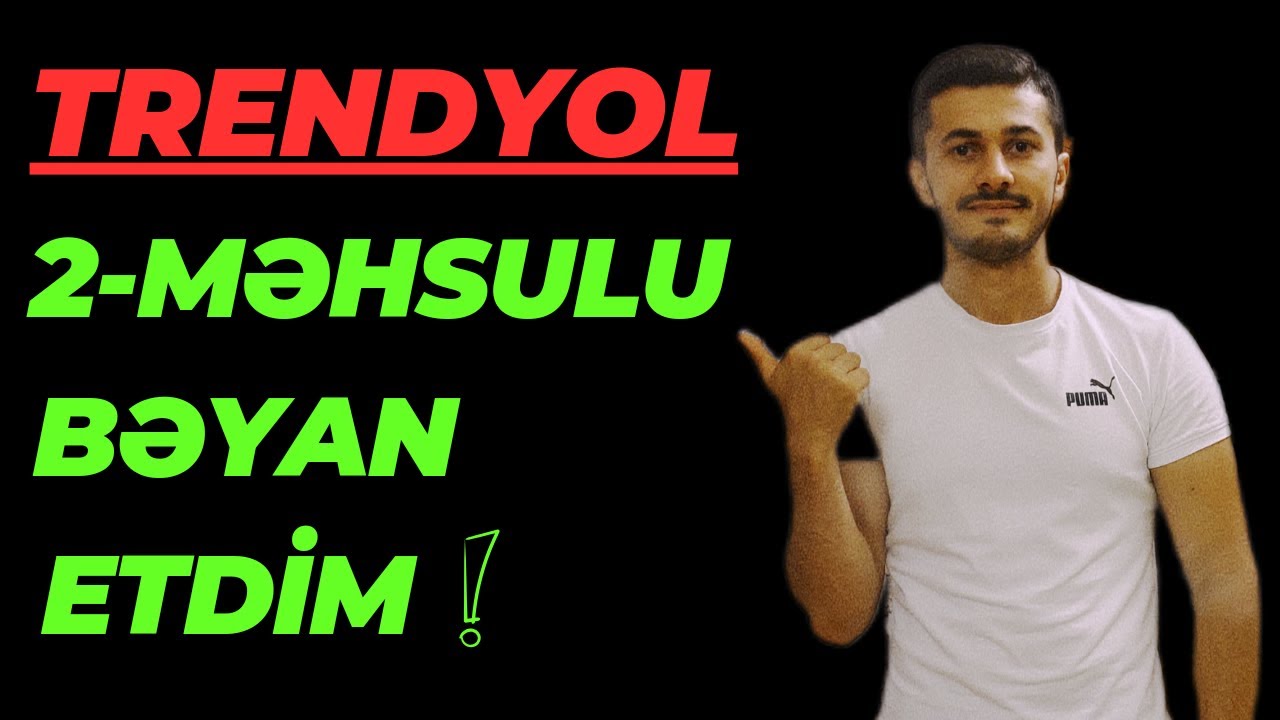 Trendyol Beyan Etmek
