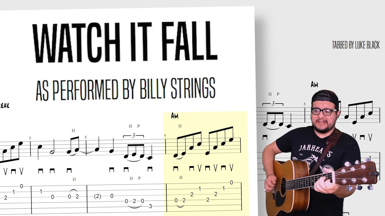 Billy Strings' Watch It Fall - Bluegrass Guitar Lesson