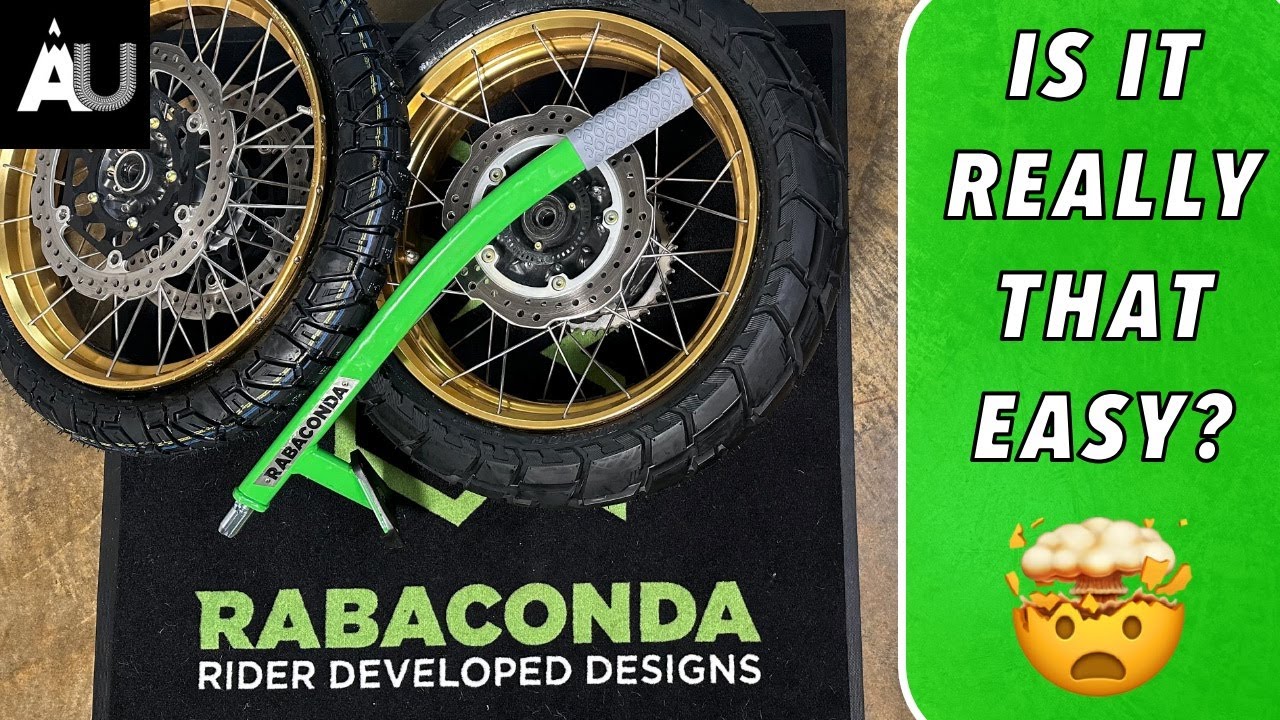 Замена шины на Honda Africa Twin 2024 года.