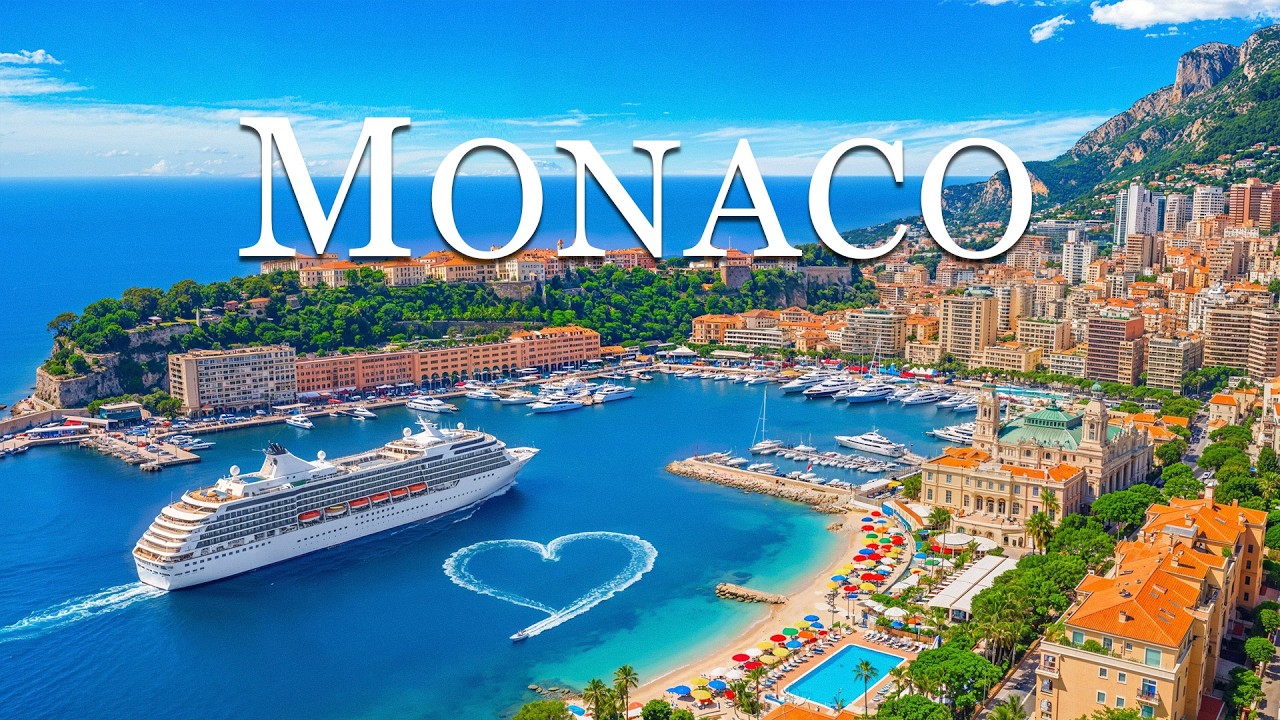 Monaco 4K Drone Footage | Superyachts, Riviera Coastlines & Monaco’s Iconic Marina