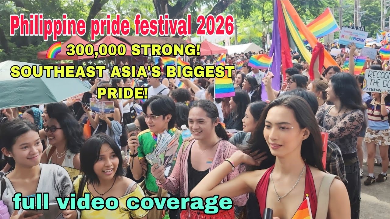 🌈 Philippine Pride Festival 2026 | Southeast Asia's Biggest Pride March 🇵🇭