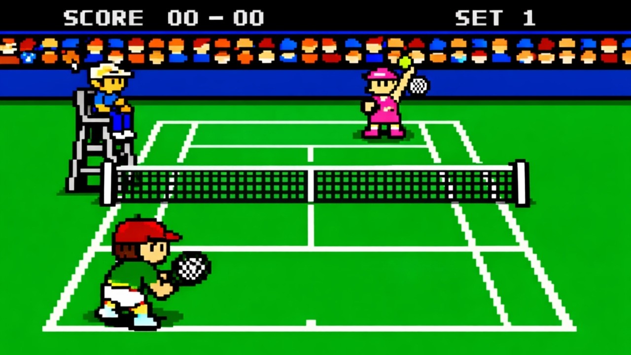 ファミコン風テニス決勝戦BGM【8bitレトロゲーム音楽】Retro Tennis Finals – 8 Bit Championship BGM