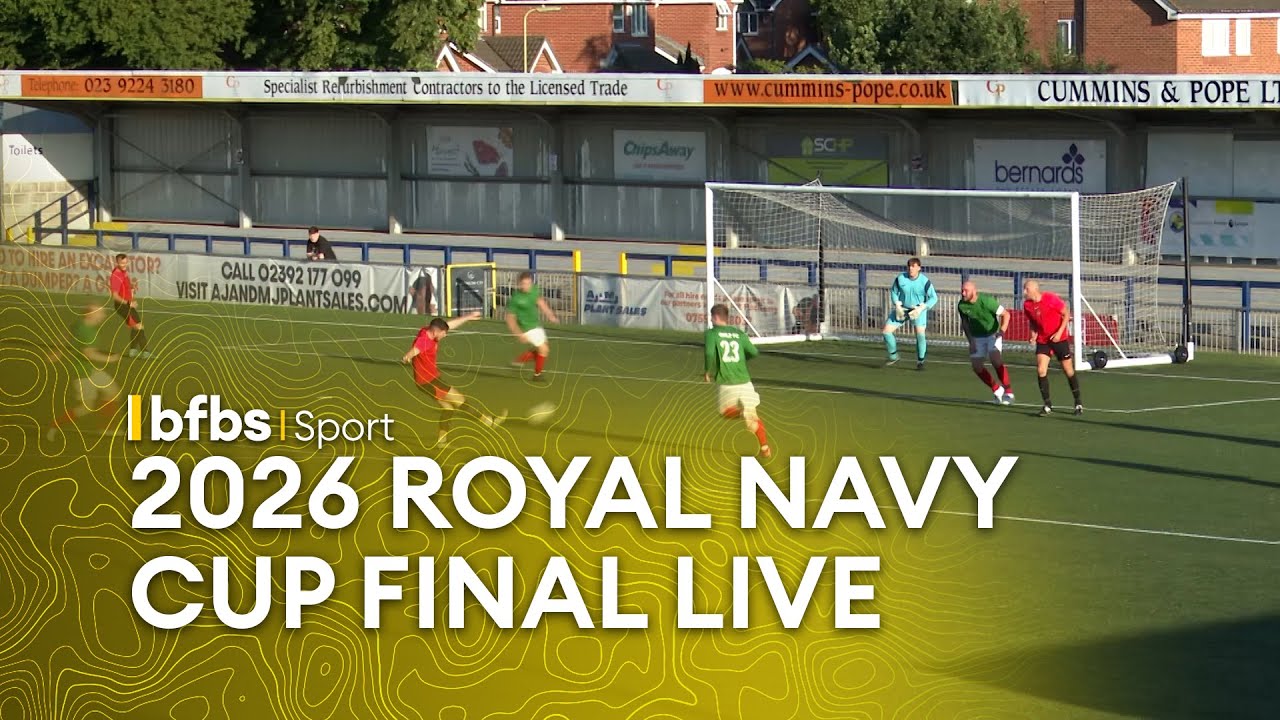 2026 Royal Navy cup final LIVE | RNAS Culdrose v HMS Sultan | Live football