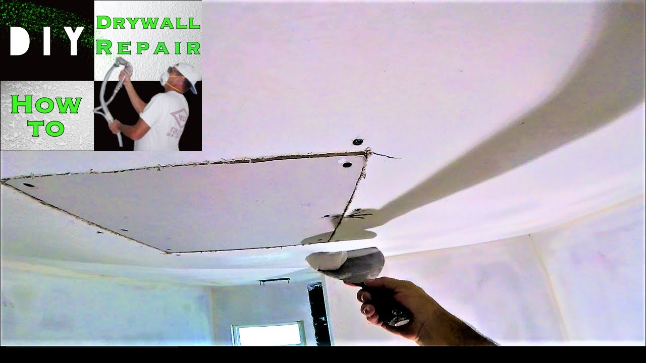 How to Patch a Drywall Hole (Part 2) Drywall Finishing the Drywall Patch-Drywall Taping w/ FibaFuse