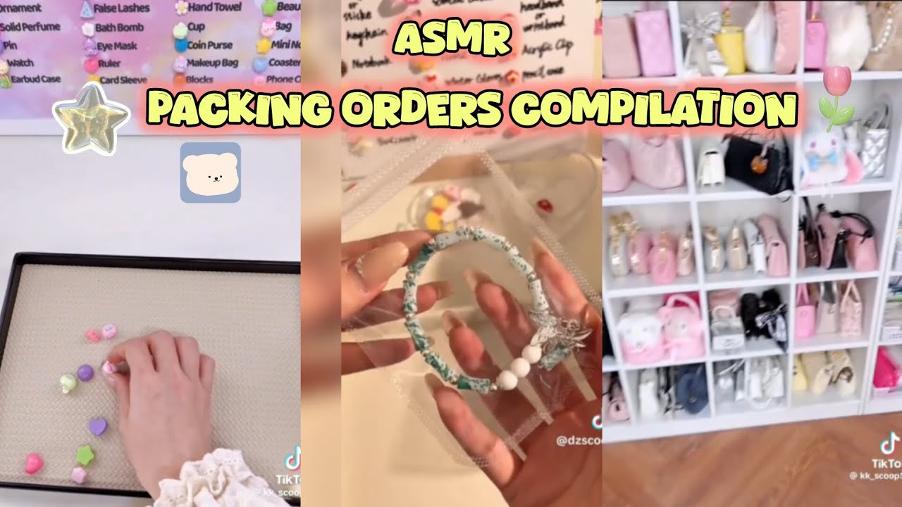 ASMR packing orders compilation 