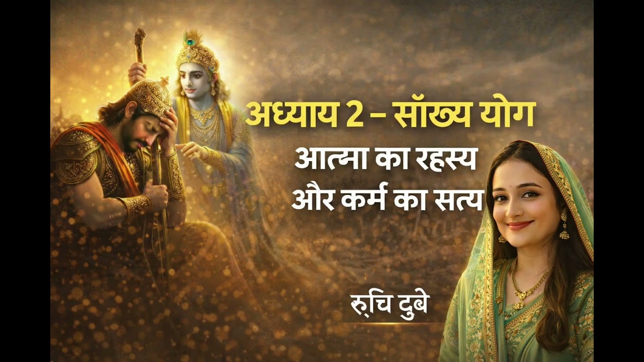 “अध्याय 2 – सांख्य योग | आत्मा का रहस्य और कर्म का सत्य | Shreemad Bhagwat Geeta”#40+Aawaz #sakhi 