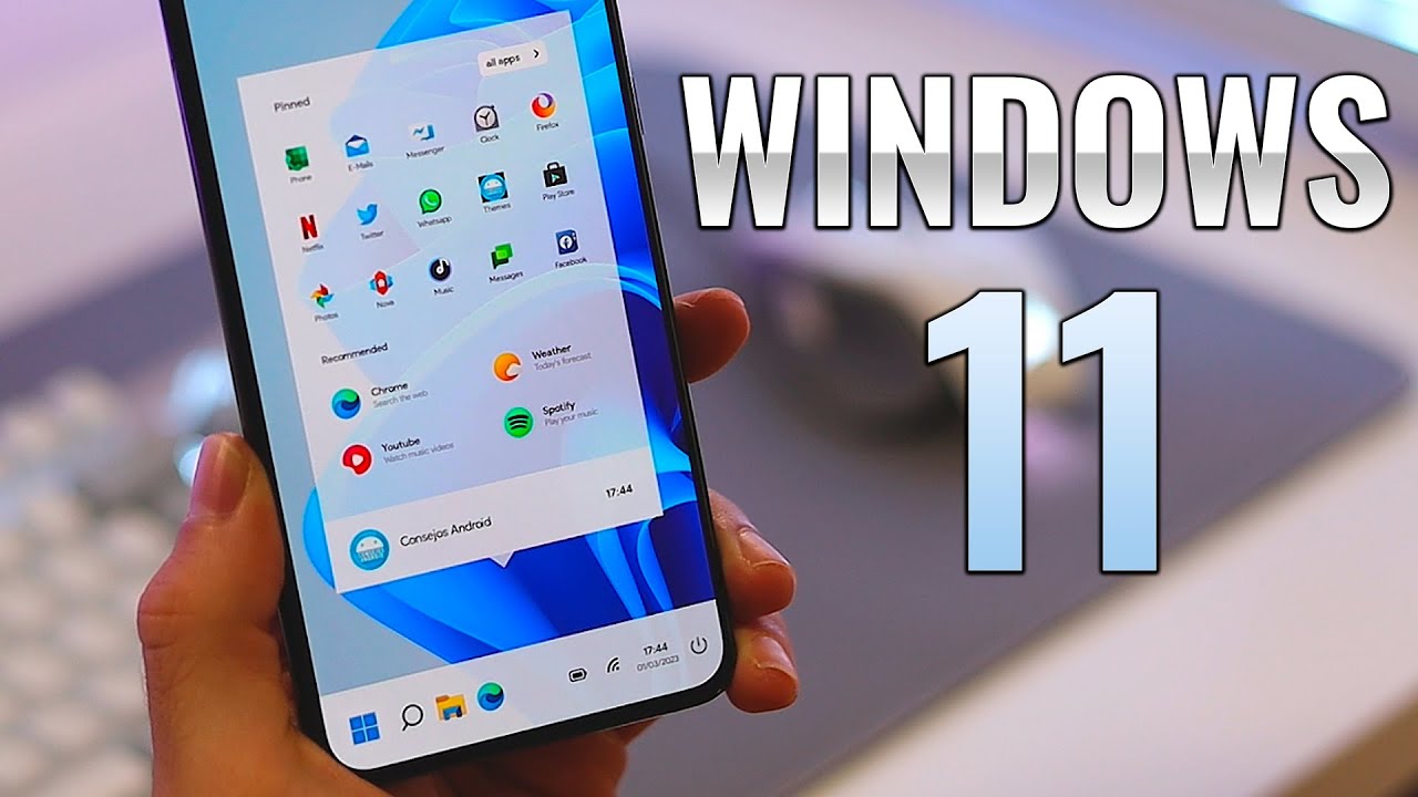 PERSONALIZACION de WINDOWS 11 en ANDROID !!!
