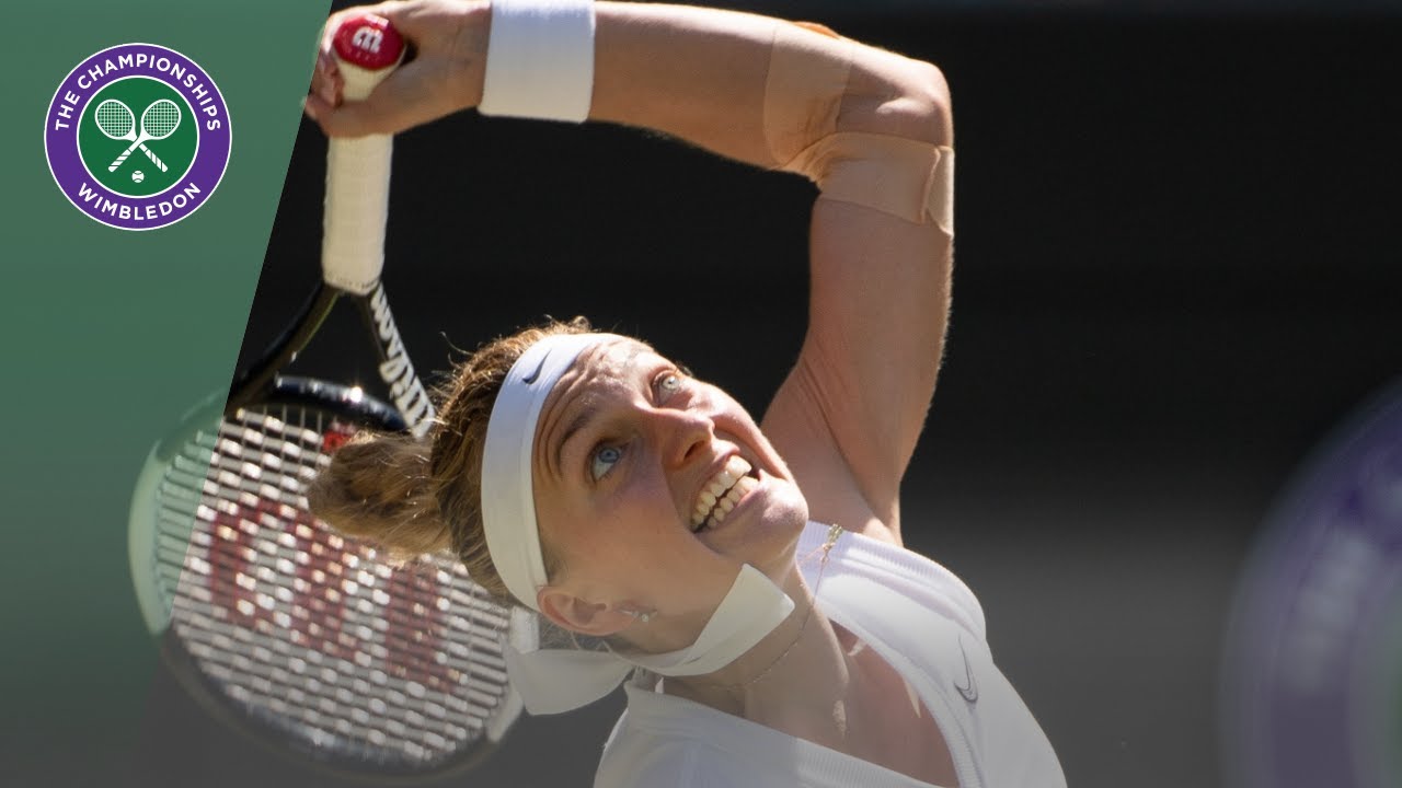 Petra Kvitova hits 4 Aces in a row at Wimbledon 2019