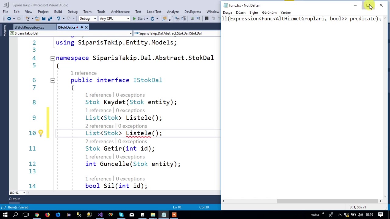 Asp.Net Mvc Kurumsal Mimari ders 5