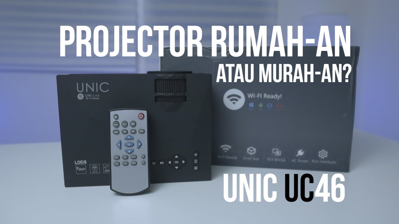 PROJECTOR WIFI DIBAWAH 1 JUTA! UNIC UC46 WIFI Review!