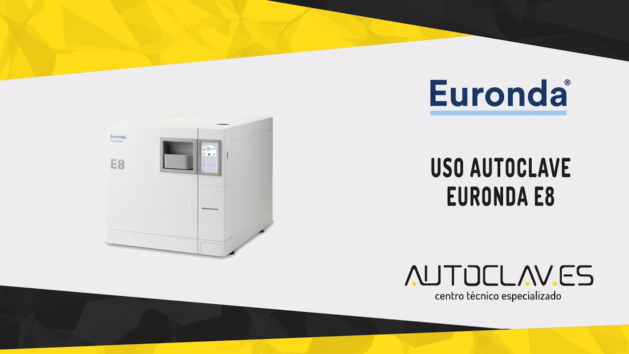 Autoclave EURONDA E8 - Manual de uso #autoclaves #esterilización
