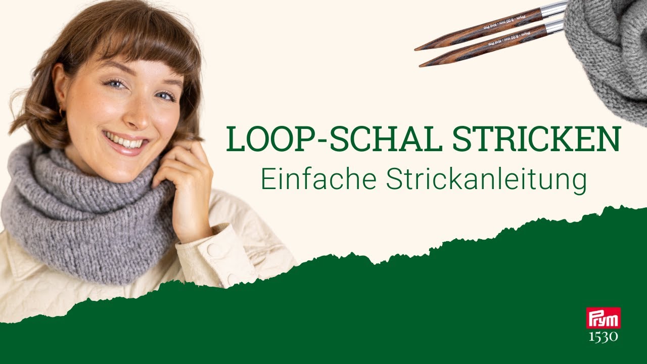 Loop-Schal stricken | Einfache Anleitung f&uuml;r Anf&auml;nger | DIY-Geschenkidee f&uuml;r Weihnachtenm 1530