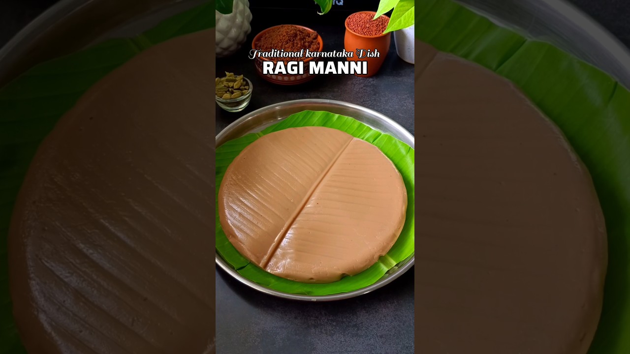 Ragi Manni | Traditional karnataka Dish | #shorts
