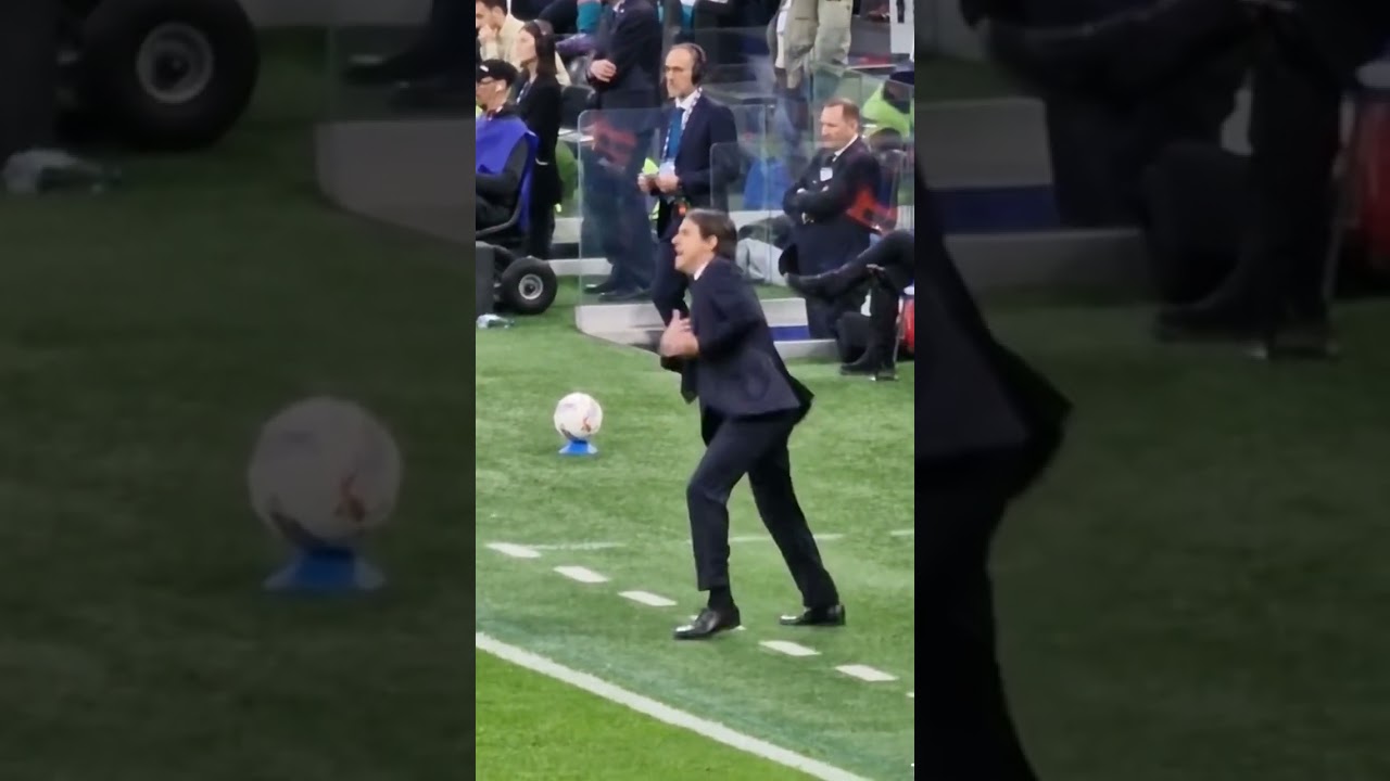 Inter-Cagliari, Simone Inzaghi indemoniato in panchina #inter #intercagliari #sansiro #seriea #inter