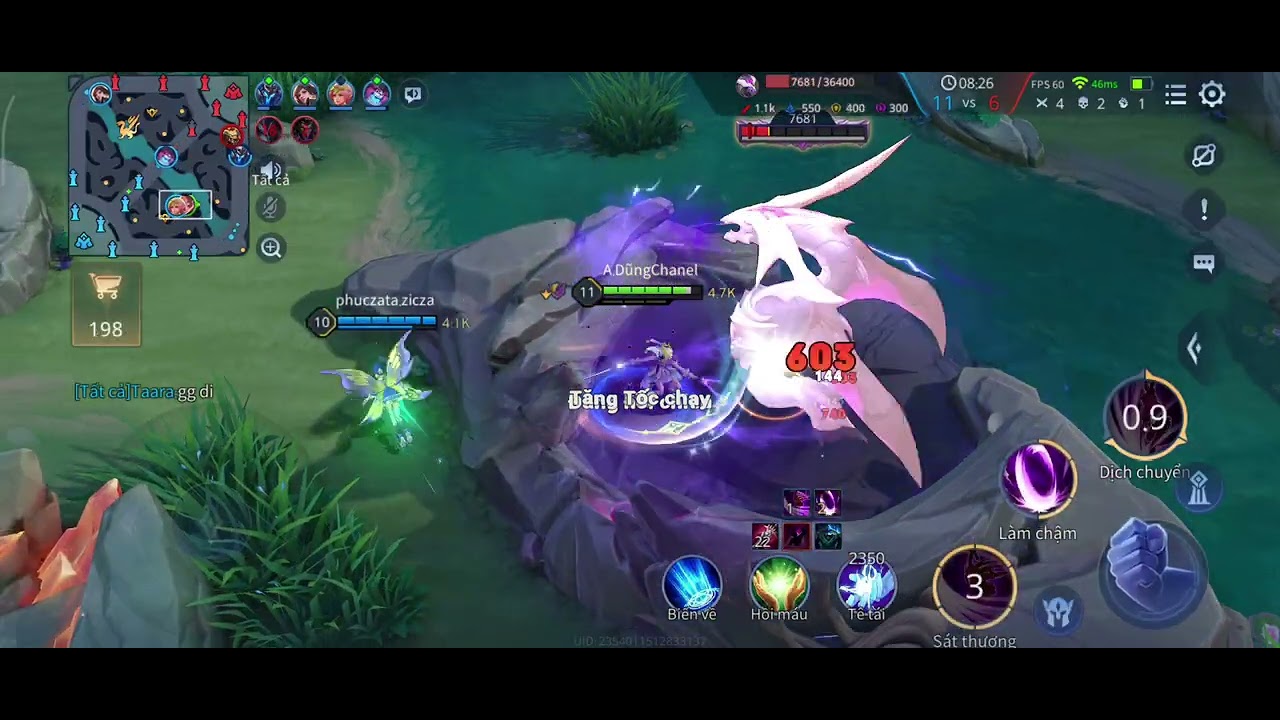 Тестирование Poco X3 GT в Arena of Valor HD+ с записью экрана в разрешении 1080p и частотой 30 ка...
