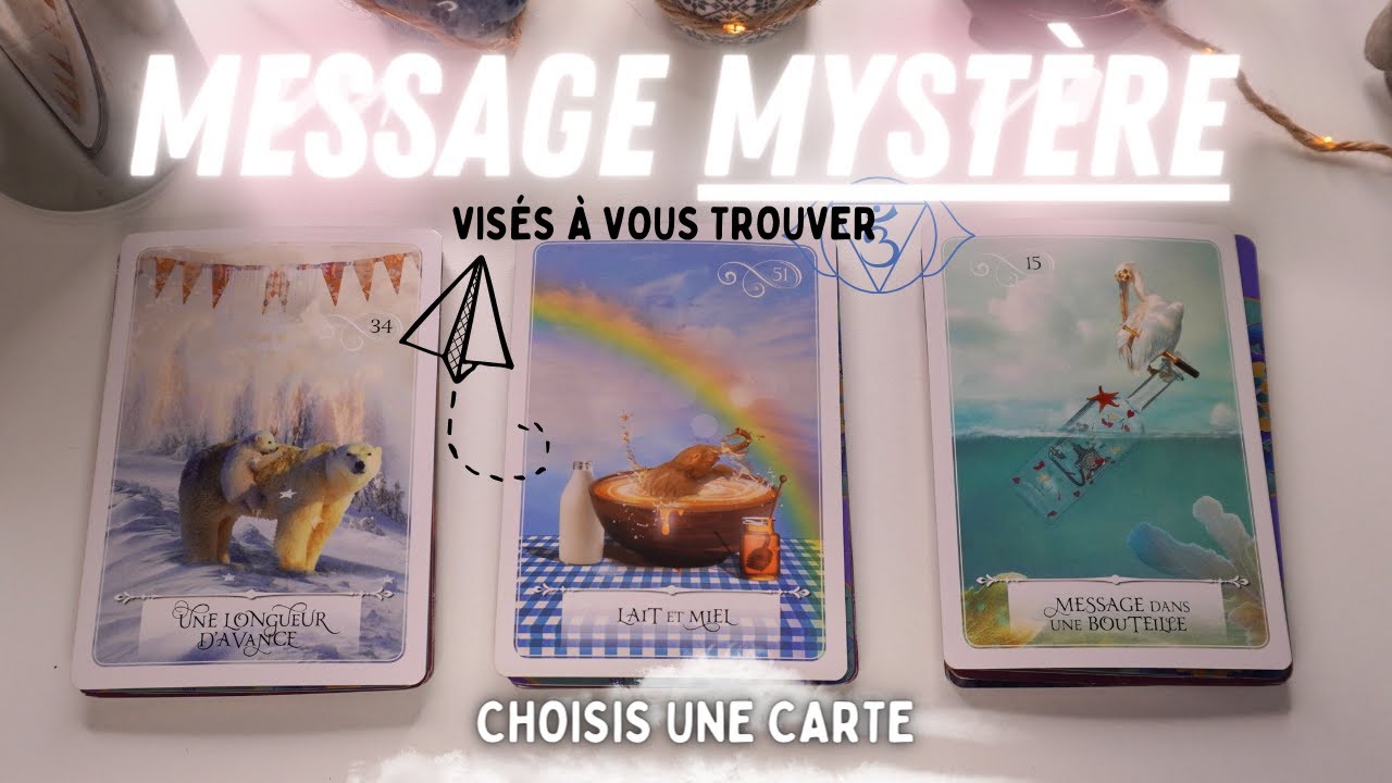 MESSAGES MYSTÉRIEUX VISÉS À VOUS TROUVER🔮CHOISIS UNE CARTE