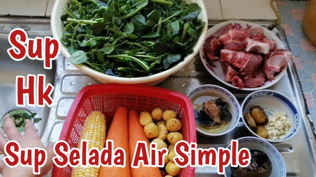 Sup Selada Air Ala Hongkong Super Simple