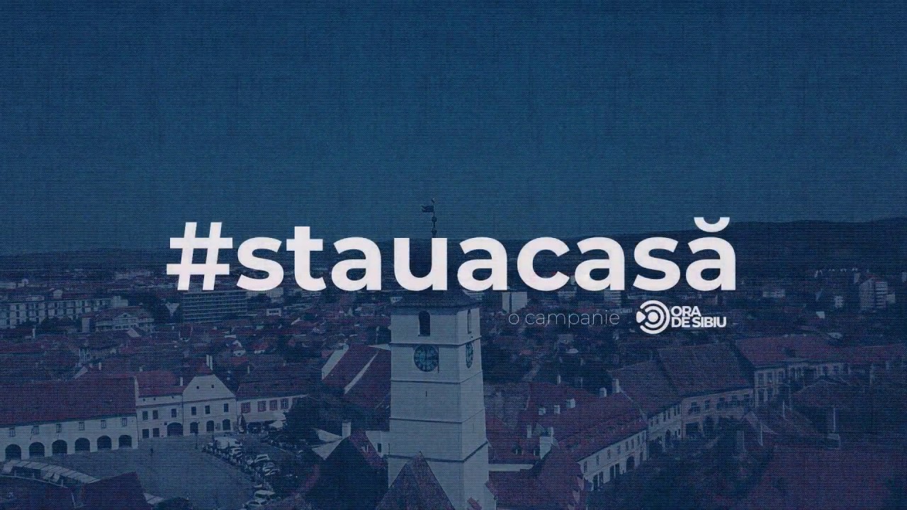#stauacasa  - Sibiu - cel mai frumos oraș din lume