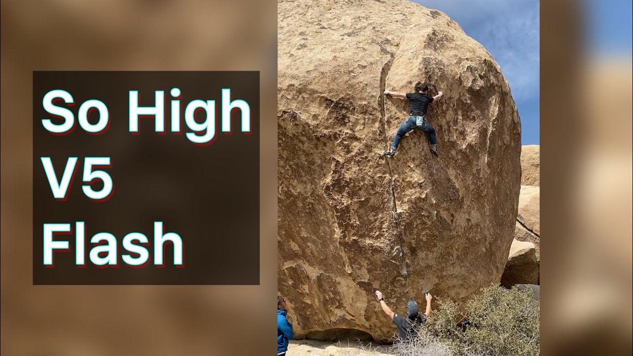 So High V5 (6C) (Flash) - Real Hidden Valley &bull; Joshua Tree Bouldering (CA)
