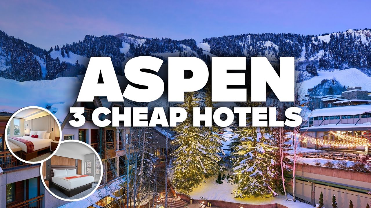 3 GOOD AND CHEAP HOTELS IN ASPEN! Great location, close to everything!