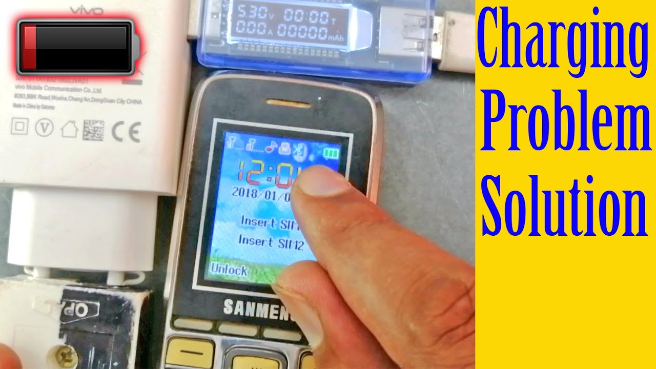 Mobile phone shows charging on screen but not being charged battery do not charge Tutorial#30
