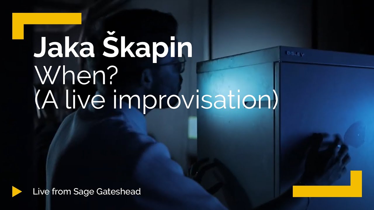 Jaka &Scaron;kapin 'When? (a live improvisation)' |  Live from The Glasshouse