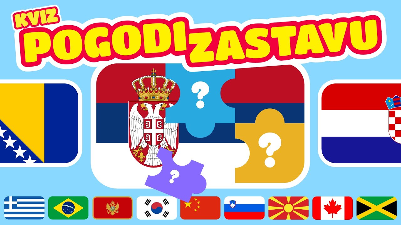 🚩 Možeš Li Pogoditi SVIH 50 ZASTAVA 🌎 | LepKo Kviz | Države Sveta 2026