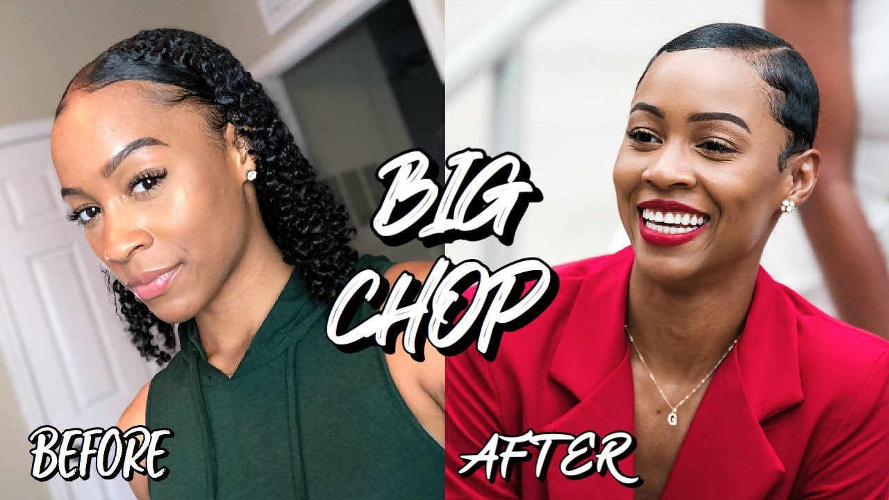 Come With Me To CUT ALL MY HAIR OFF / BIG CHOP | VLOG