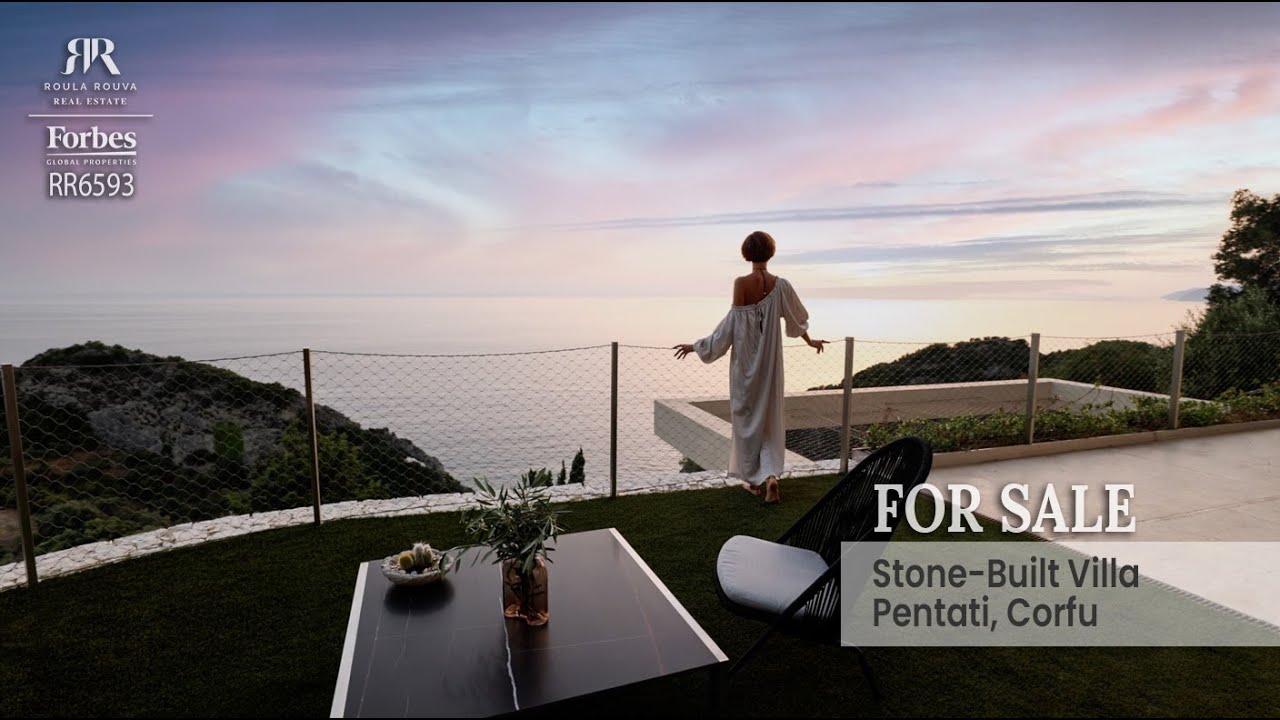 Stone-Built Villa in Pentati, Corfu, Greece RR6593 | Roula Rouva Forbes Global Properties