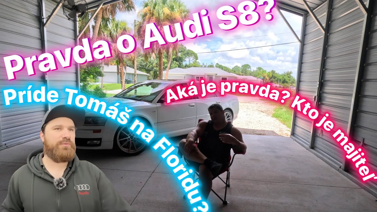 Pravda o Audi S8! Kto je majiteľ? Príde Tomáš z Naša Garáž na Floridu? Ako dopadla 560SL?