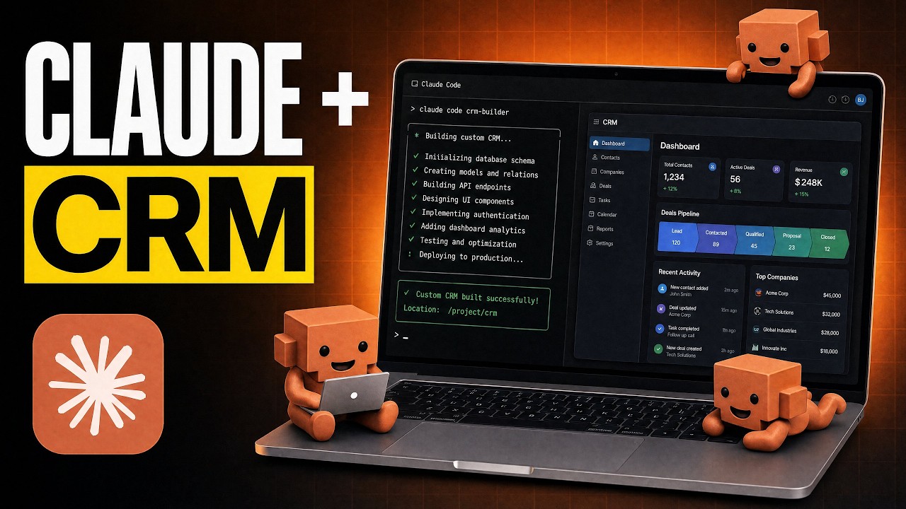Создание CRM с нуля с помощью Claude Code (от начала до конца)