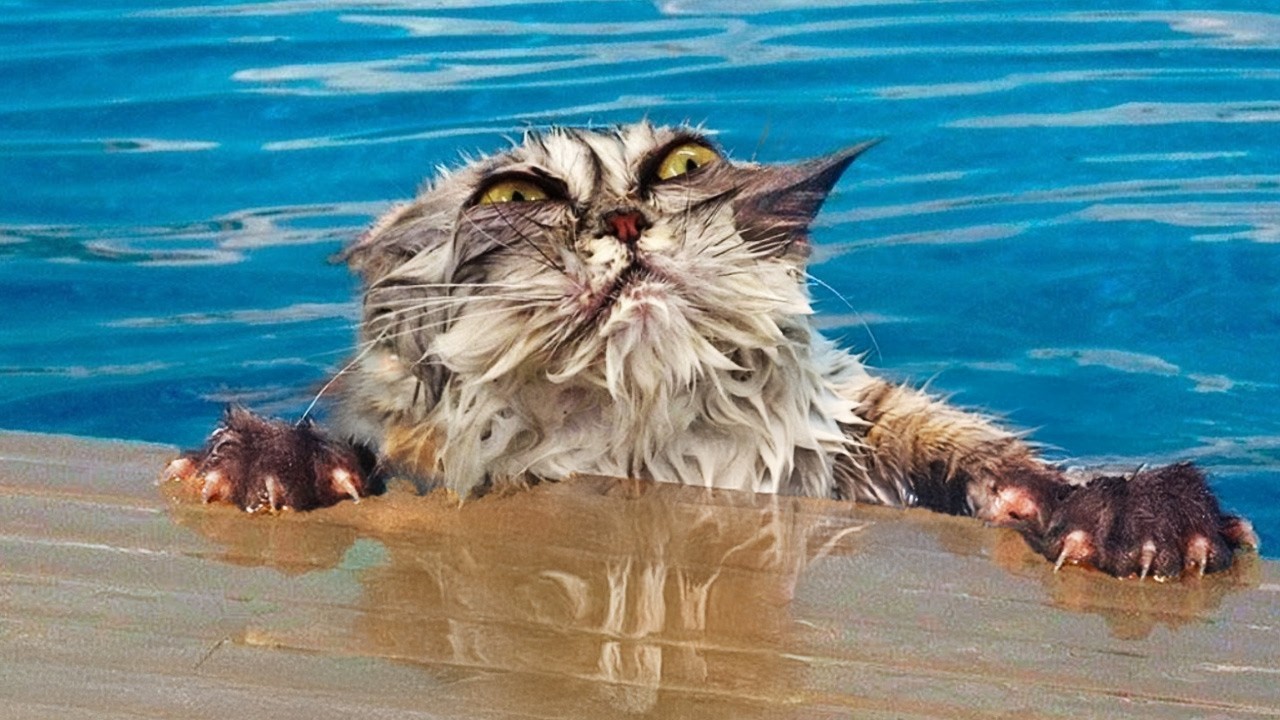 ЗАБАВНЫЕ ВСТРЕЧИ ЖИВОТНЫХ С ВОДОЙ!
