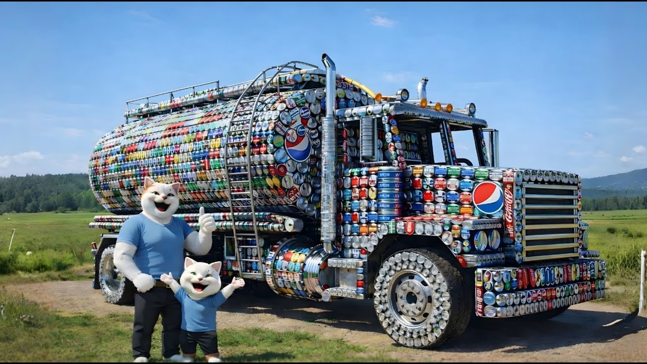 Kitten’s Soda Can Fire Truck Was Mocked by Everyone… Until This Happened | AI Cat Story