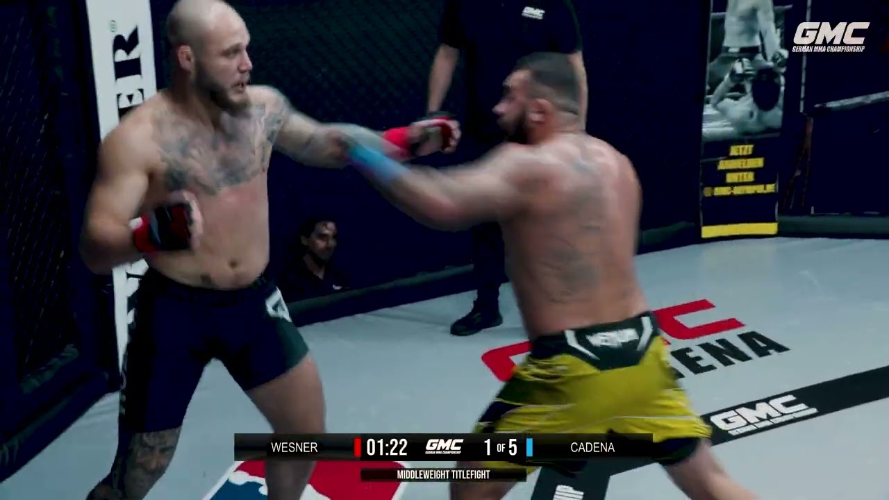 Middleweight Championship - Alexander Wesner vs Guilherme Cadena highlights I #GMC36